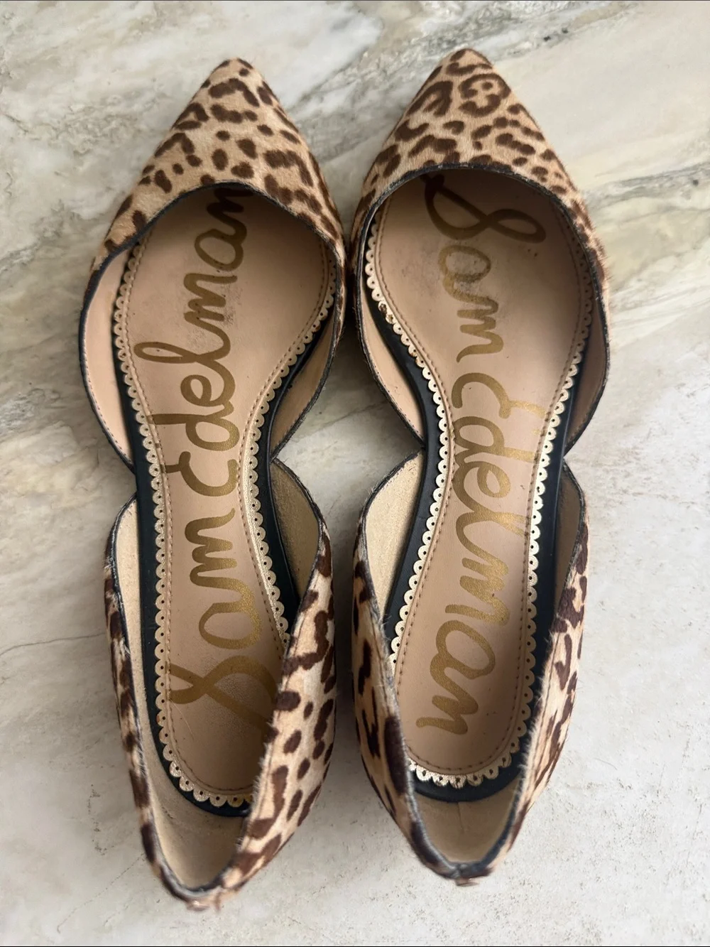 Sam Edelman animal print flats women’s size 7 - Picture 1 of 6